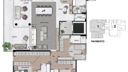 Apartamento com 3 Quartos à venda, 228m² no Ahú, Curitiba - Foto 1