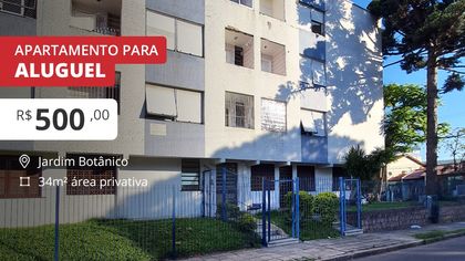 Kitnet para alugar, 34m² no Jardim Botânico, Porto Alegre - Foto 1