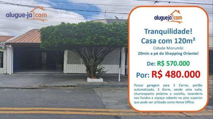 Casa com 3 Quartos à venda, 120m² no Cidade Morumbi, São José dos Campos - Foto 1