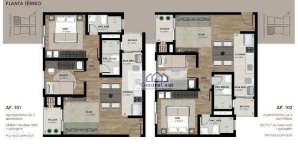 Apartamento 2 quartos à venda - Fazenda Velha, Araucária - PR 1207238952