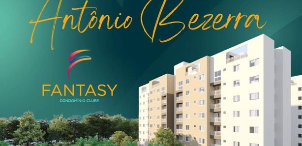 Fantasy Condominio Clube - Apartamento à venda - Antônio Bezerra -  Fortaleza - R$ 215.000,00