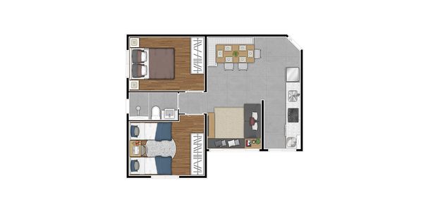 Apartamentos com 2 quartos à venda em Nova Itapevi, Itapevi, SP