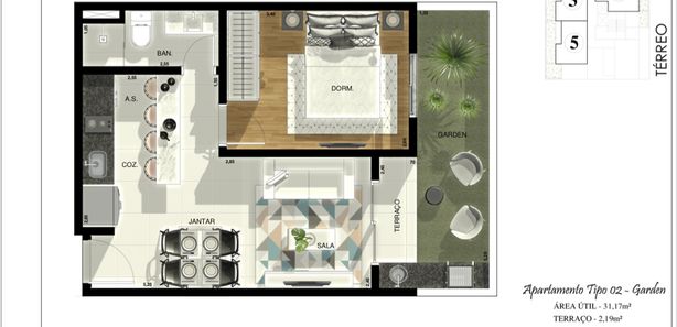 VMON33 - Apartamento com 2 dormitórios à venda, 82 m² por R$