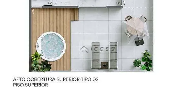 Cobertura com 2 Quartos à venda, 138m² no Praia das Palmeiras, Caraguatatuba