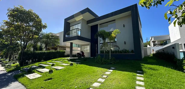 Casa de Condomínio com 4 Quartos à venda, 470m² no Alphaville (Abrantes), Camaçari