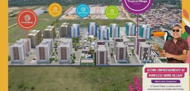 Apartamento com 2 Quartos à venda, 48m² no Atalaia Nova, Barra dos Coqueiros