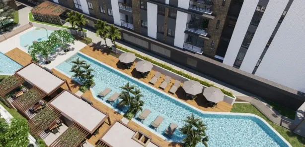 Flat com 1 Quarto à venda, 37m² no Poço, Cabedelo