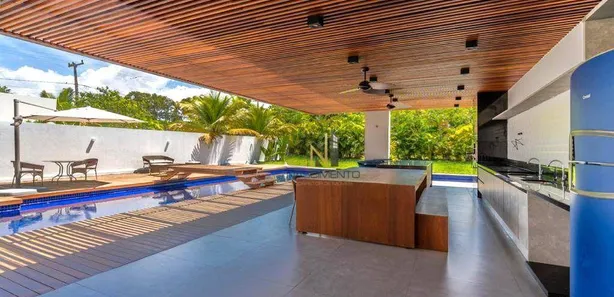 Casa de Condomínio com 5 Quartos à venda, 750m² no Arembepe (Abrantes), Camaçari