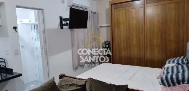 Kitnet com 1 Quarto à venda, 34m² no Ponta da Praia, Santos