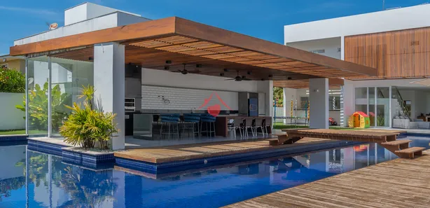 Casa de Condomínio com 5 Quartos à venda, 750m² no Interlagos (Abrantes), Camaçari