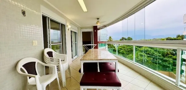 Apartamento com 3 Quartos para alugar, 117m² no Riviera, Bertioga