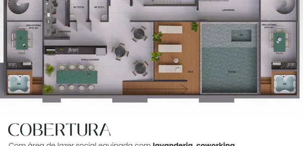 Cobertura com 1 Quarto à venda, 55m² no Intermares, Cabedelo