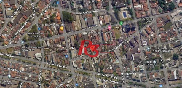 Terreno / Lote Comercial para venda ou aluguel, 1500m² no Vila Paulista, Cubatão