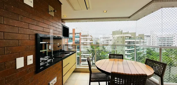 Apartamento com 3 Quartos para alugar, 110m² no Riviera, Bertioga