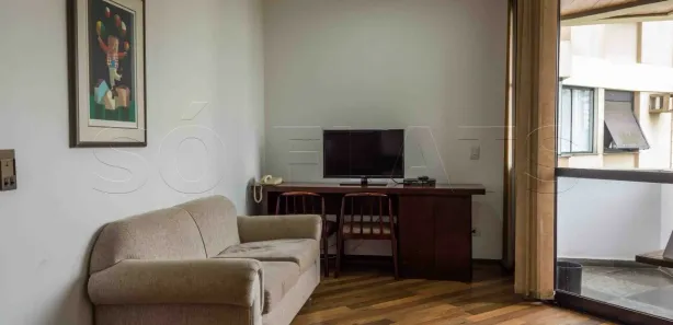 Flat com 1 Quarto para alugar, 34m² no Paraíso do Morumbi, São Paulo