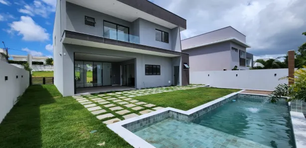 Casa de Condomínio com 4 Quartos à venda, 460m² no Busca Vida (Abrantes), Camaçari