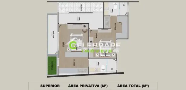 Sobrado com 3 Quartos à venda, 169m² no Alto Tarumã, Pinhais
