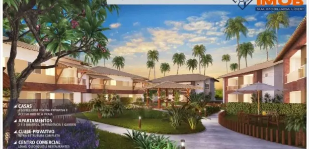 Apartamento com 2 Quartos à venda, 68m² no Praia de Baixio, Esplanada