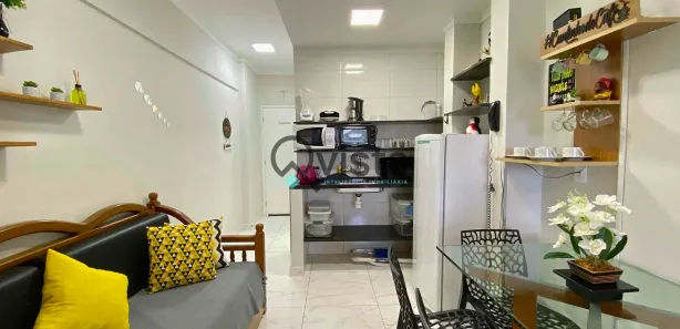 Flat com 1 Quarto para alugar, 29m² no Pitangueiras, Guarujá