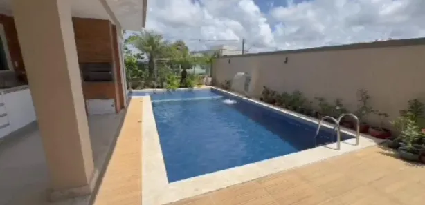 Casa de Condomínio com 4 Quartos para venda ou aluguel, 464m² no Alphaville (Abrantes), Camaçari