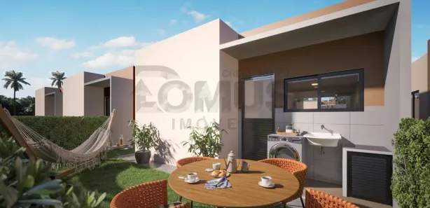 Casa de Condomínio com 2 Quartos à venda, 57m² no Olhos d'Água, Barra dos Coqueiros
