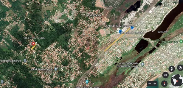 Terreno / Lote / Condomínio à venda, 2026m² no Monte Gordo (Monte Gordo), Camaçari