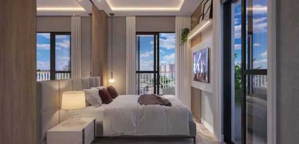 Cobertura com 1 Quarto à venda, 34m² no Bairro Alto, Curitiba