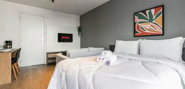 Apartamento com 1 Quarto para venda ou aluguel, 26m² no Jardim Panorama, São Paulo