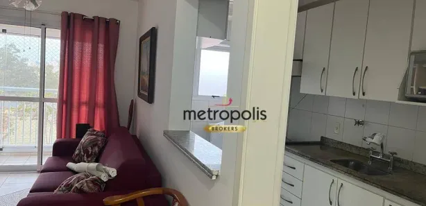 Apartamento com 2 Quartos para alugar, 64m² no Barcelona, São Caetano do Sul