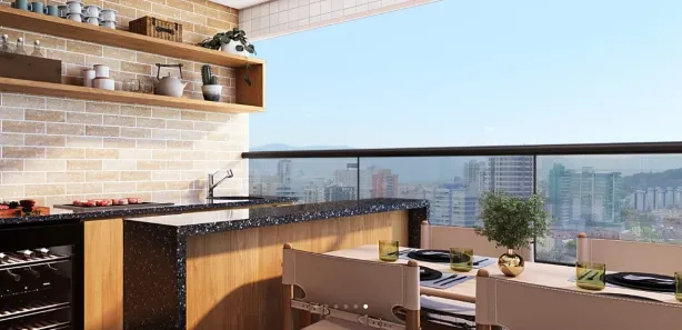 Residencial Bella Colina no Boqueirão, Praia Grande
