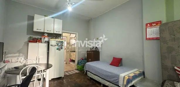 Apartamento com 1 Quarto à venda, 33m² no Pompéia, Santos