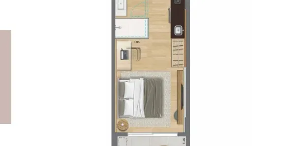Flat com 1 Quarto à venda, 27m² no Itaipava, Petrópolis