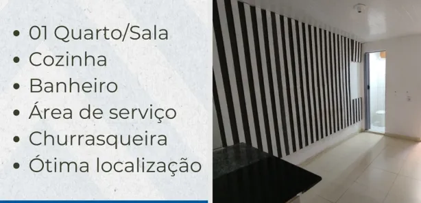 Casa com 1 Quarto para alugar, 40m² no BNH, Mesquita
