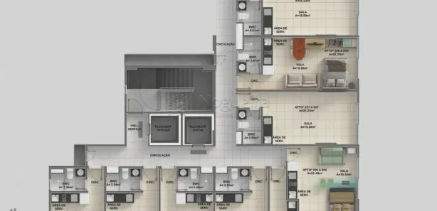 Apartamento com 1 Quarto à venda, 25m² no Boa Viagem, Recife