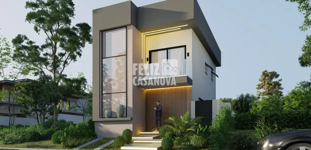 Casa de Condomínio com 3 Quartos à venda, 87m² no Parque Nascente do Rio Capivara, Camaçari