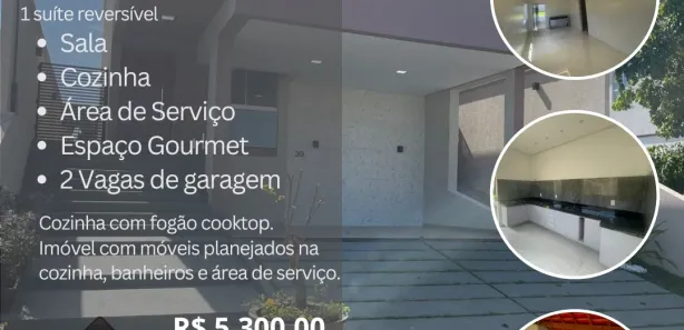 Casa de Condomínio com 3 Quartos para alugar, 180m² no Nova Marabá, Marabá