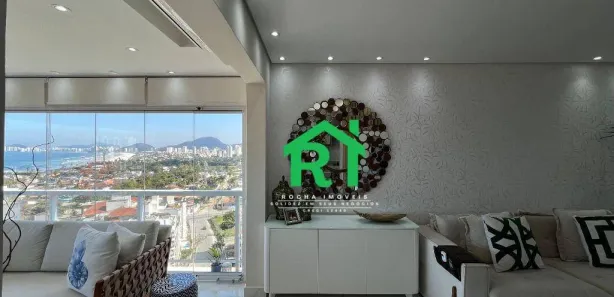 Apartamento com 2 Quartos à venda, 70m² no Loteamento João Batista Julião, Guarujá