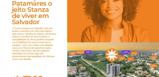 Apartamento com 2 Quartos à venda, 56m² no Piatã, Salvador