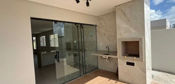 Casa de Condomínio com 3 Quartos à venda, 133m² no Zona de Expansão (Olhos D'Agua), Barra dos Coqueiros