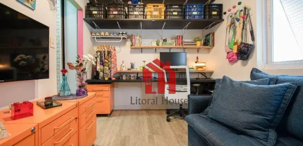 Kitnet com 1 Quarto à venda, 26m² no Boqueirão, Santos