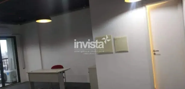 Conjunto Comercial / Sala para alugar, 45m² no Valongo, Santos