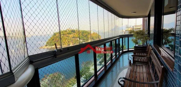 Apartamento com 4 Quartos para alugar, 260m² no Boa Viagem, Niterói