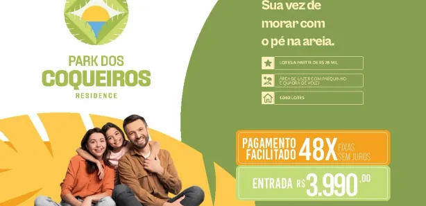 Terreno / Lote / Condomínio à venda, 253m² no Paraíso da Barra, Barra dos Coqueiros