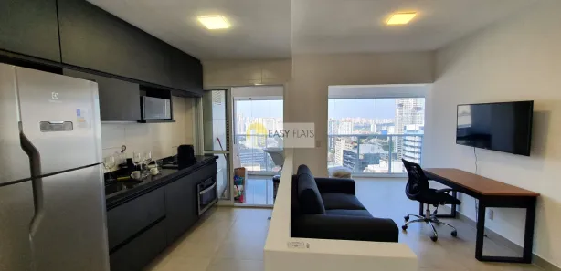 Apartamento com 1 Quarto para alugar, 49m² no Vila Gertrudes, São Paulo