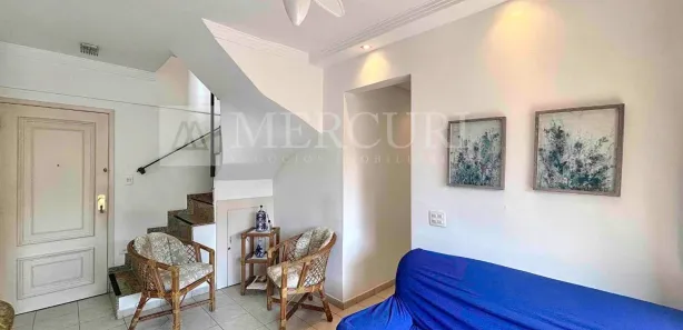 Cobertura com 3 Quartos para venda ou aluguel, 124m² no Enseada, Guarujá