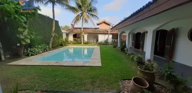 Sobrado com 4 Quartos para alugar, 403m² no Balneário Praia do Pernambuco, Guarujá