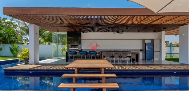 Casa de Condomínio com 5 Quartos à venda, 750m² no Interlagos (Abrantes), Camaçari