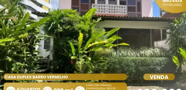 Casa com 4 Quartos à venda, 220m² no Barro Vermelho, Natal