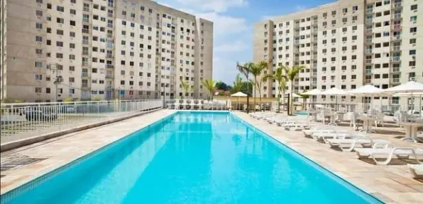 Apartamento com 3 Quartos para alugar, 58m² no Centro, Belford Roxo