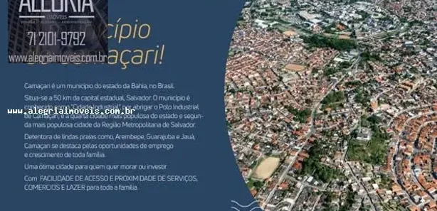 Terreno / Lote / Condomínio à venda, 180m² no Pólo Industrial de Camaçari, Camaçari